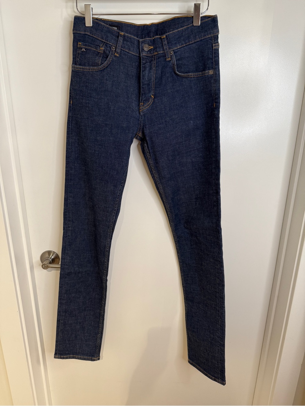 J.Lindeberg Dark Blue Men's Skinny Jeans